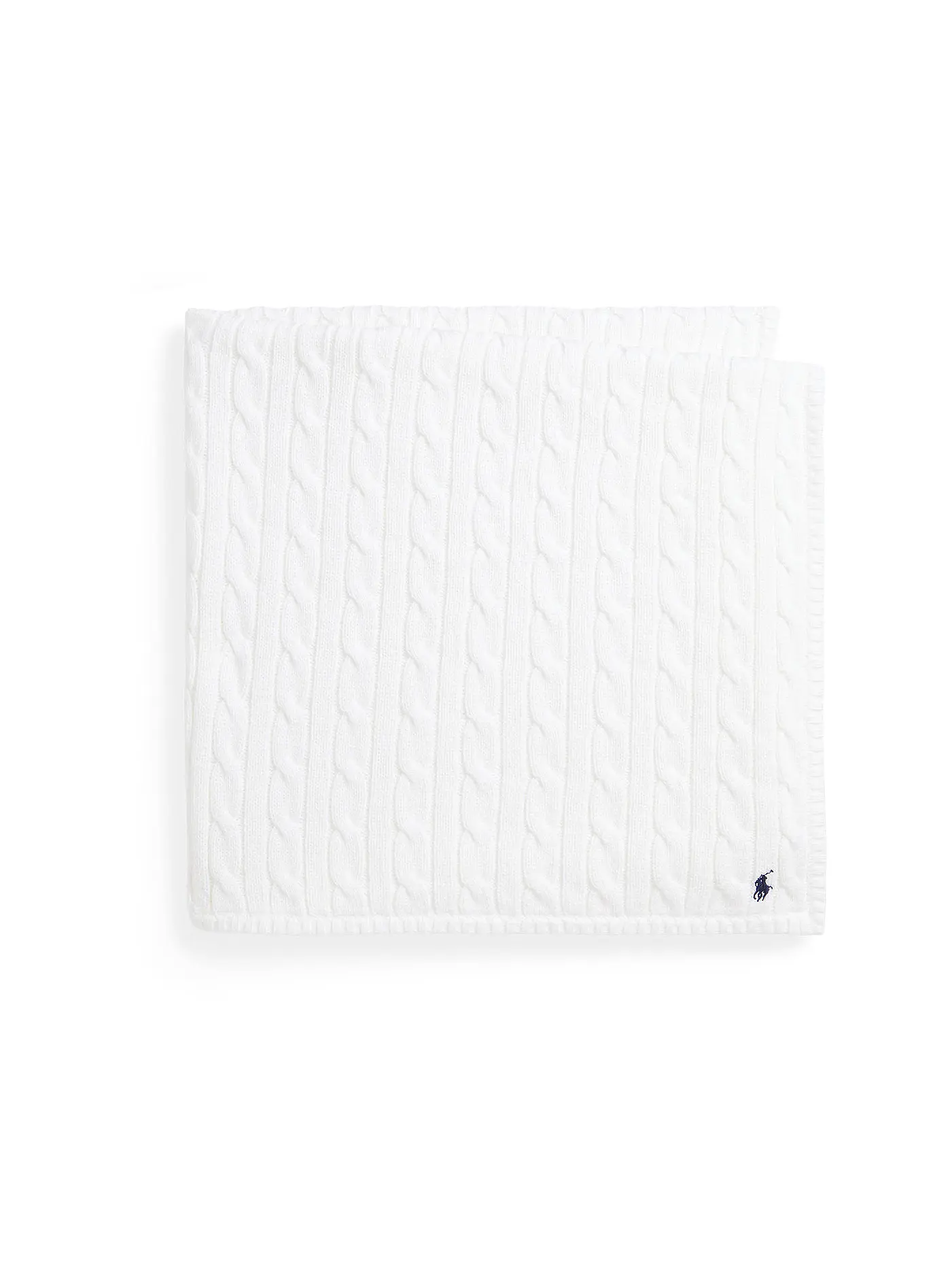 POLO RALPH LAUREN | Baby Strickdecke | weiss